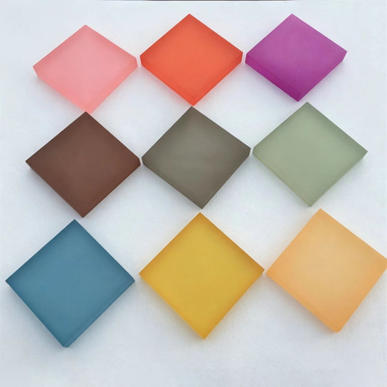 Photo Acrylic Block - Gradient Frosted Acrylic Block Base Tray
