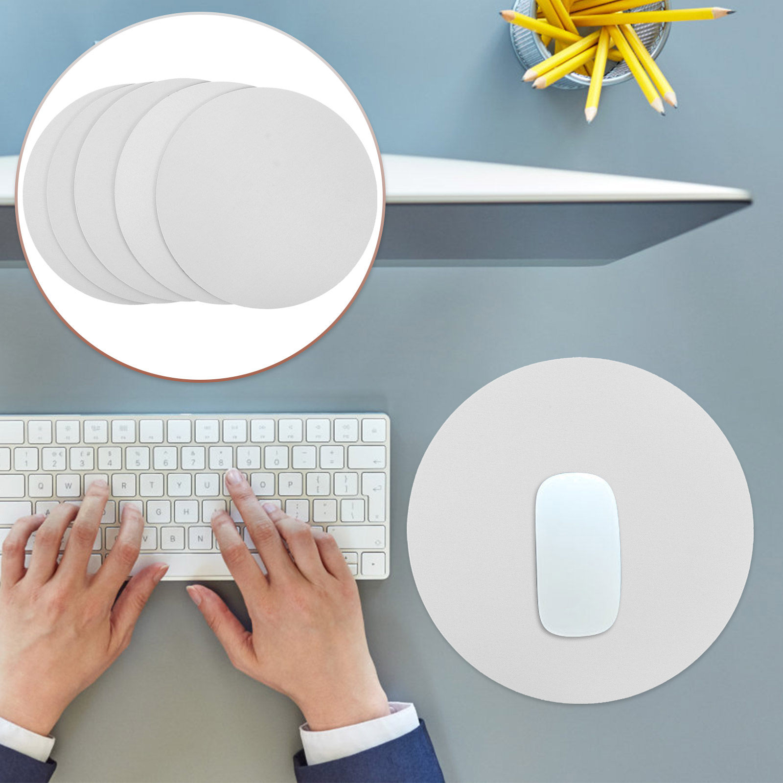 Mouse Pad Blank Sublimation - 5Pcs Large Blank Mouse Pad for