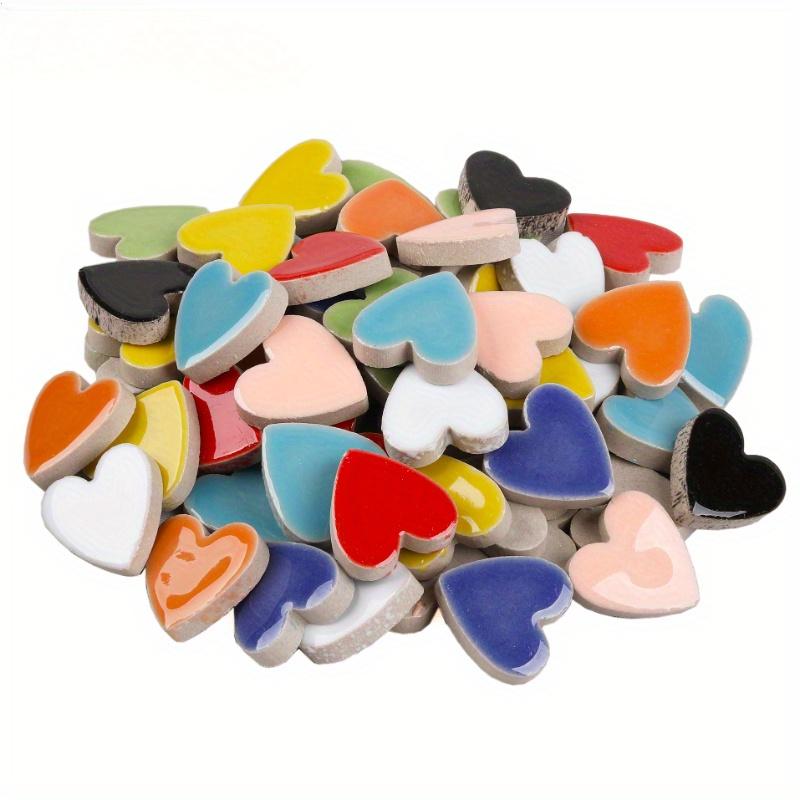 Heart Shaped Ceramic Mosaic Ti - Ceramic Tile Blank 评论和价格