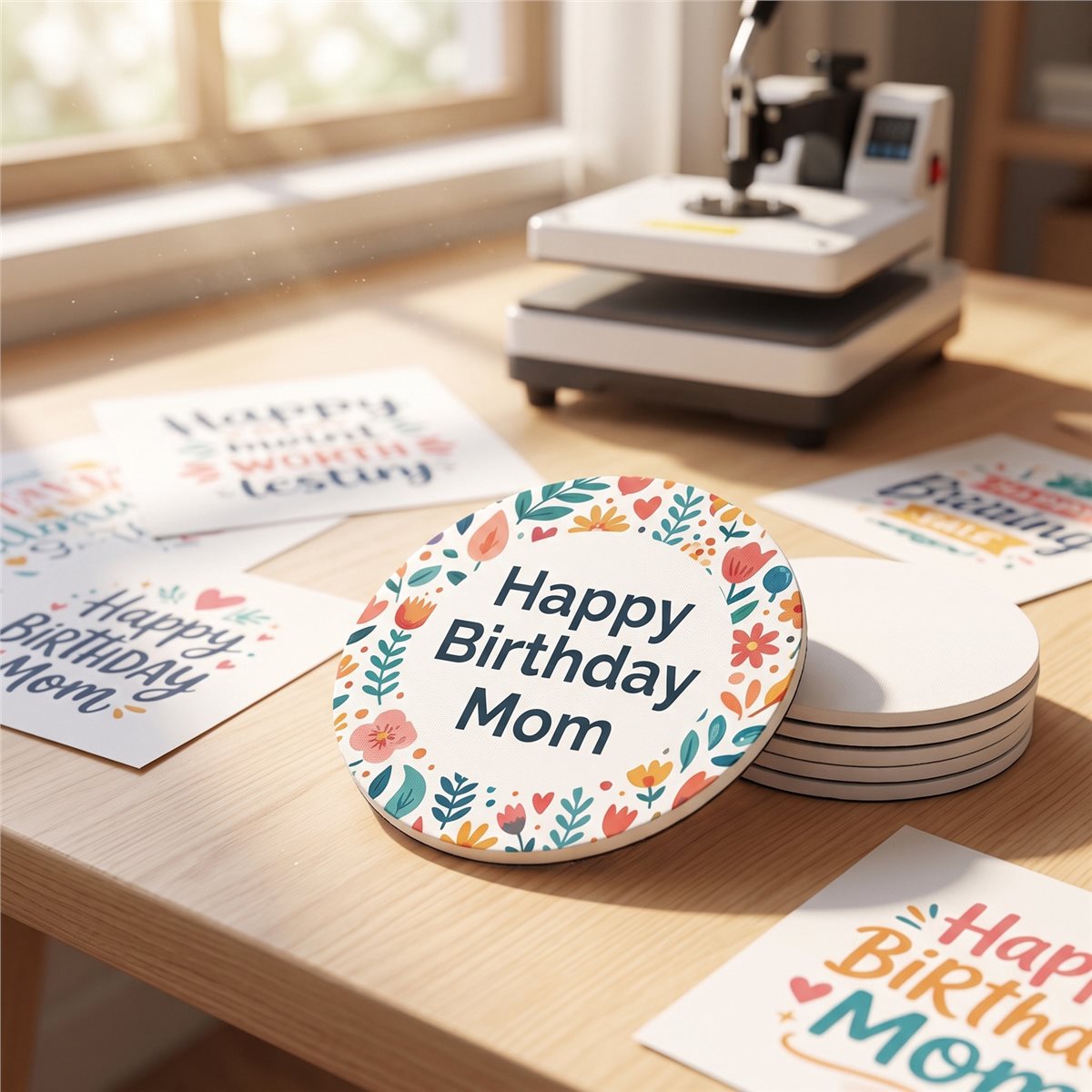 【ABFS】80PC Sublimation Blank C - Coaster Sublimation Blank 评论和价格