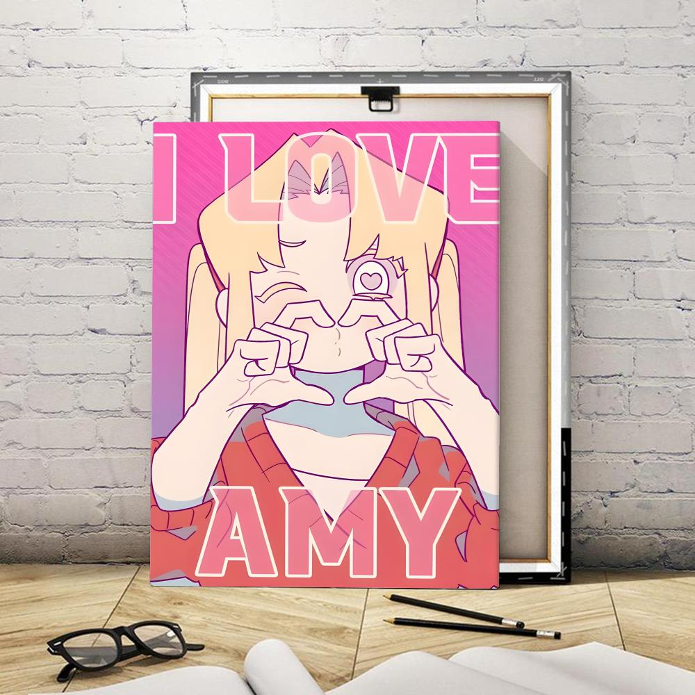 Anime I Love A-Amy Painting Ca - Canvas Wrap Ready 评论和价格