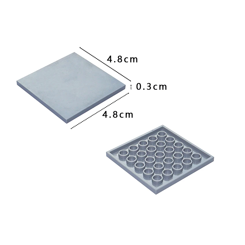 10PCS MOC Assemble Particles 1 - Ceramic Tile Blank 评论和价格