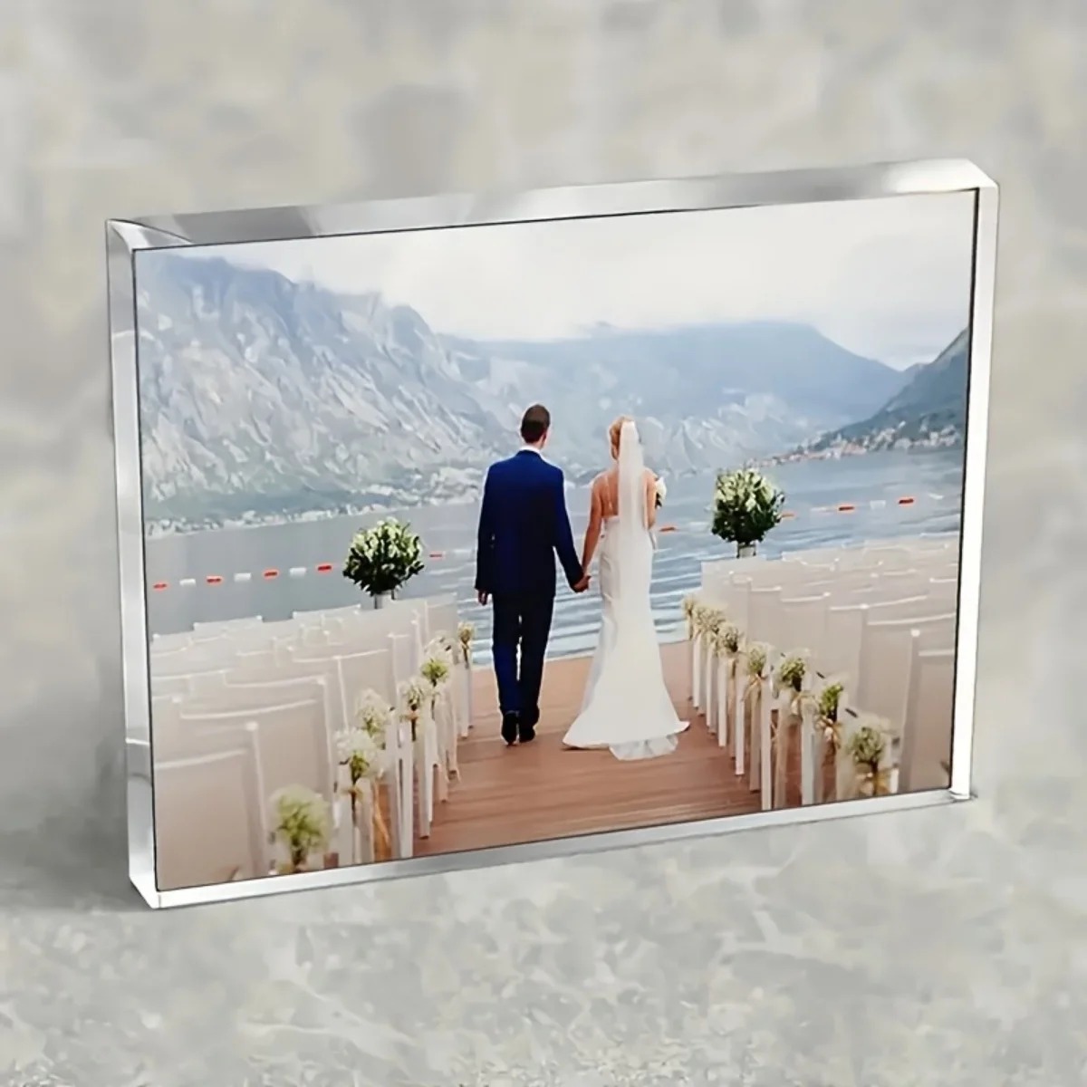Custom acrylic desktop decorat - Photo Acrylic Block 评论和价格