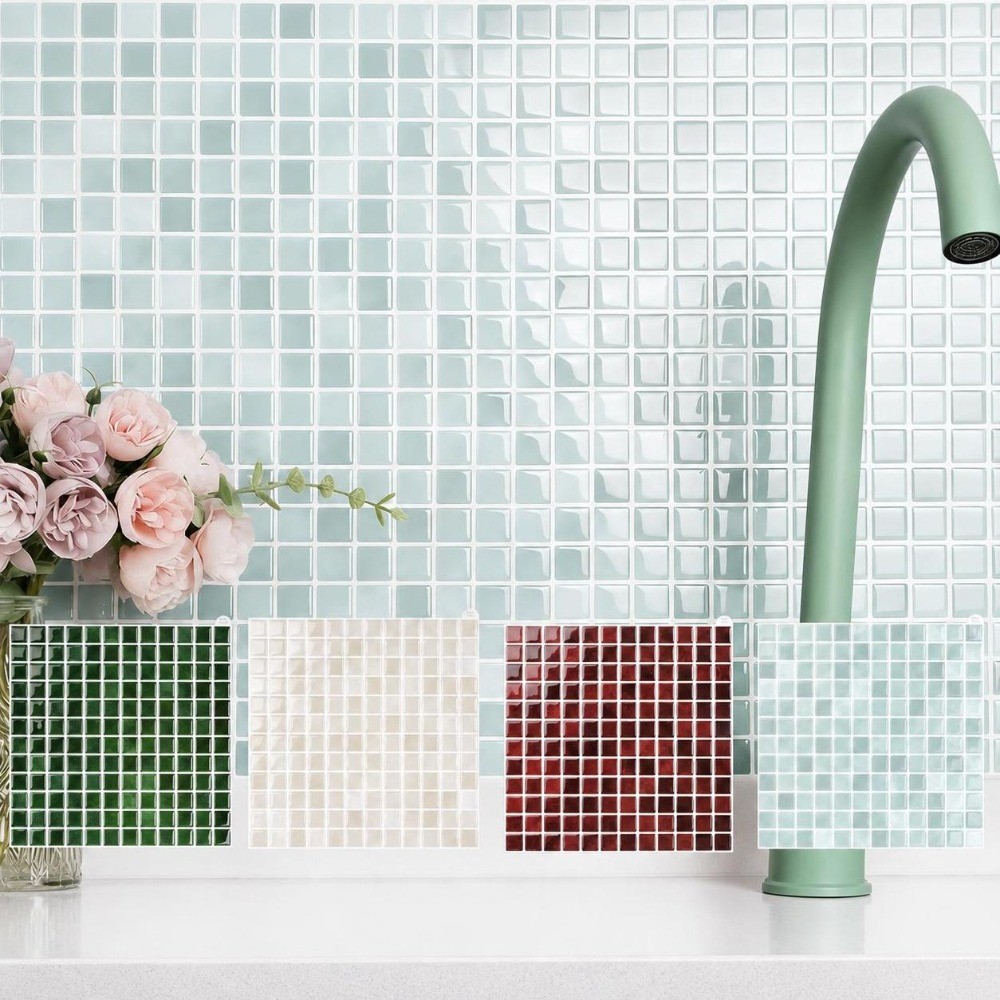Self-Adhesive Wall Tile Sticke - Ceramic Tile Blank 评论和价格