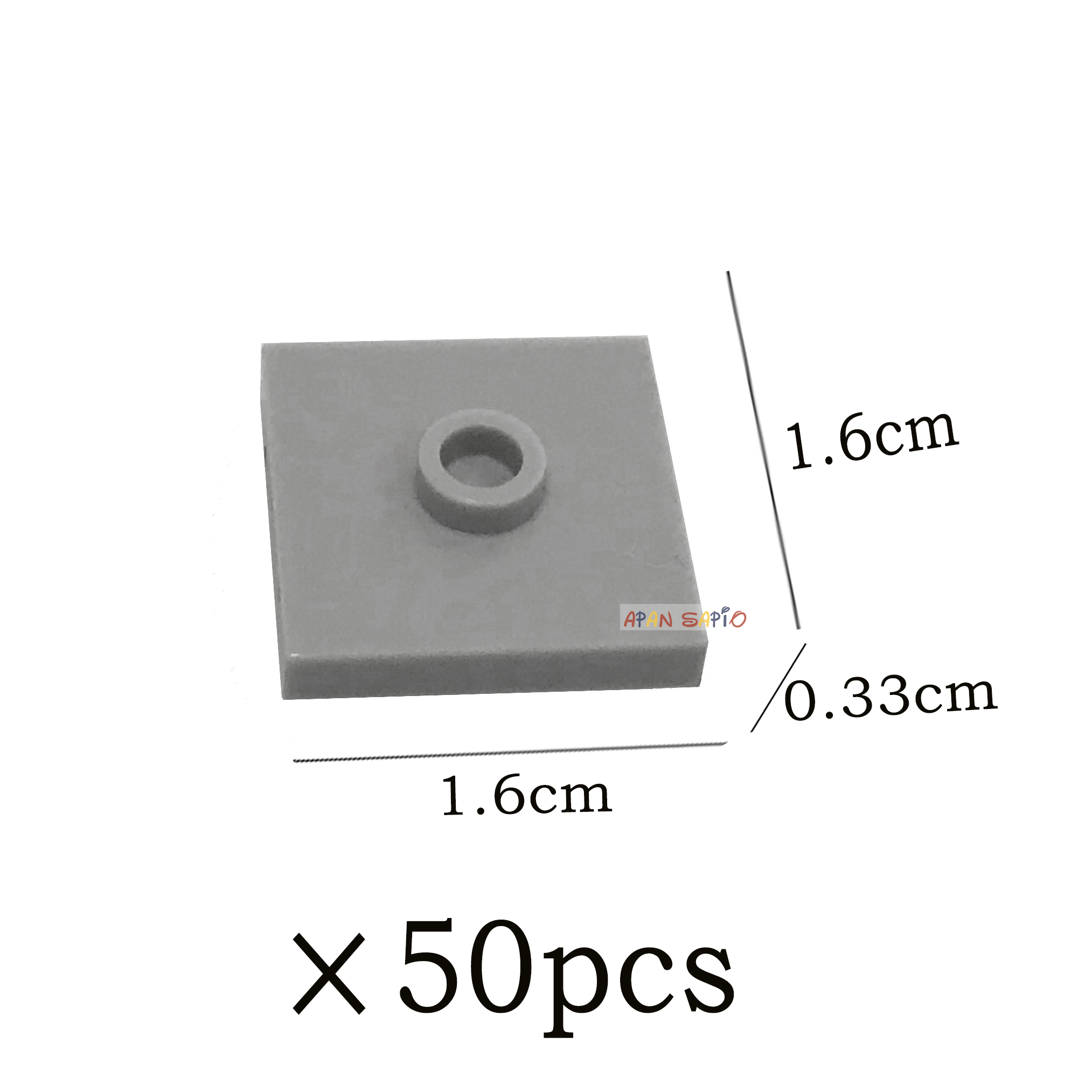 50pcs DIY Building Blocks Conv - Ceramic Tile Blank 评论和价格