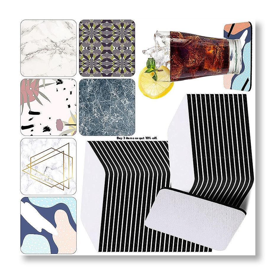 ✱35 Pieces Square Sublimation  - Coaster Sublimation Blank 评论和价格