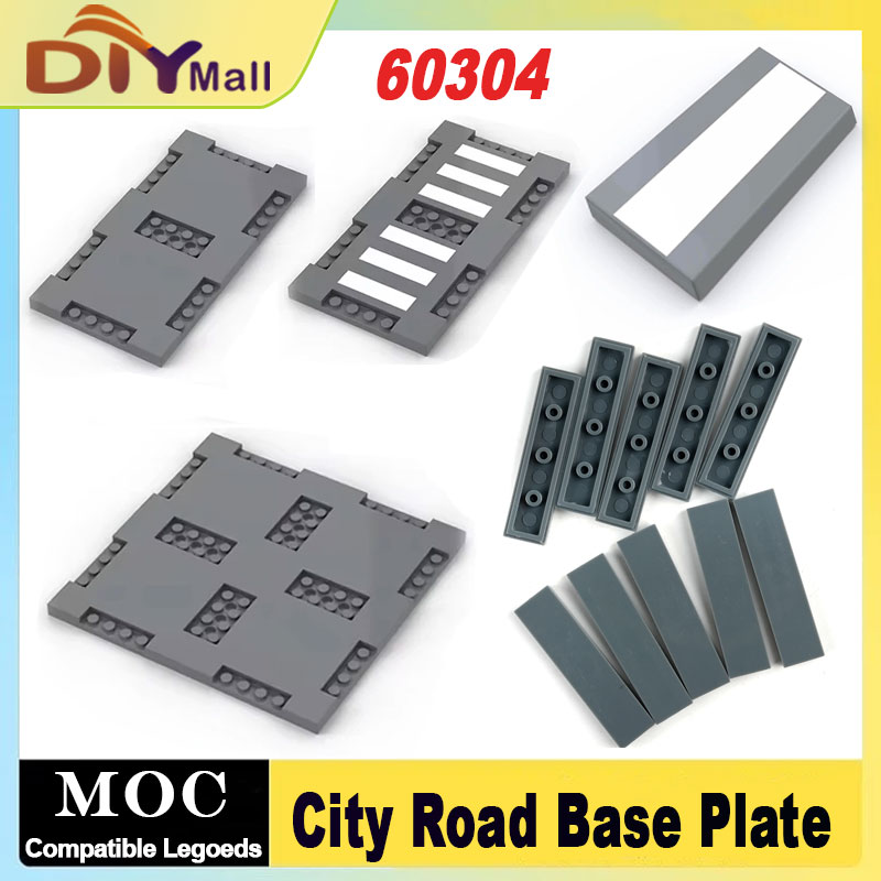 MOC City Road Baseplate Set Fl - Ceramic Tile Blank 评论和价格