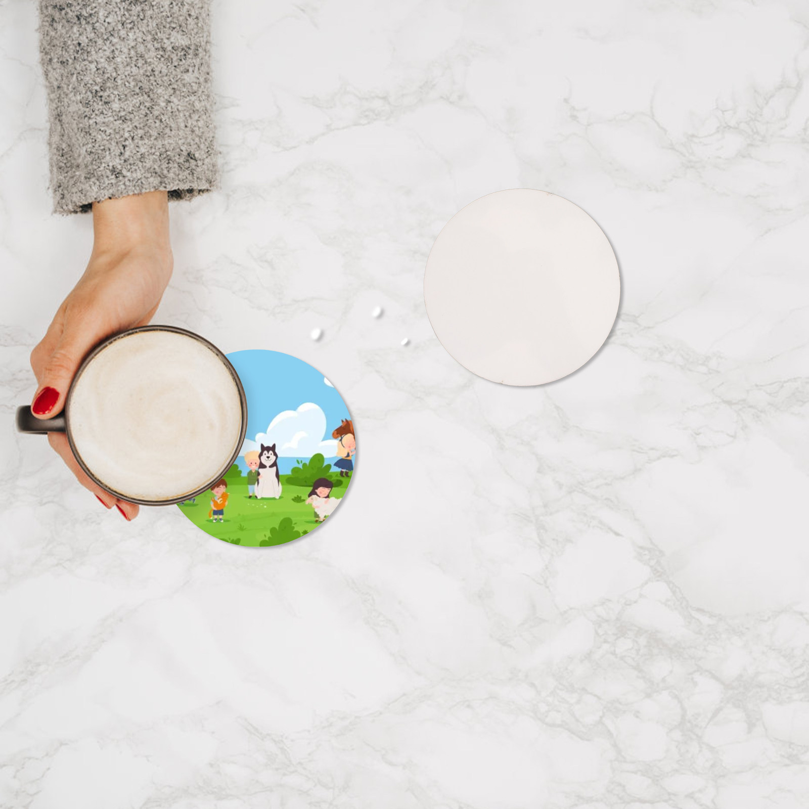 Sublimation Wooden Coasters 10 - Coaster Sublimation Blank 评论和价格